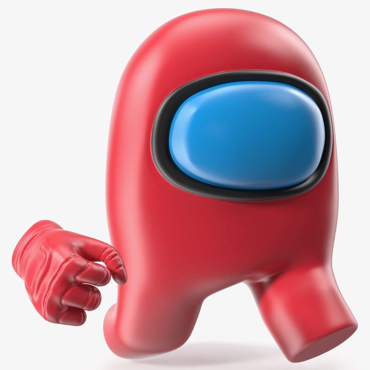 我们当中的红色人物奔跑 3d model