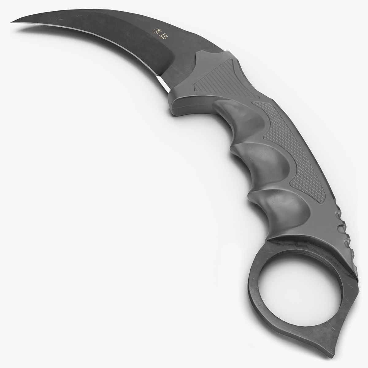 Karambit 战术刀匕首游戏武器 3d model