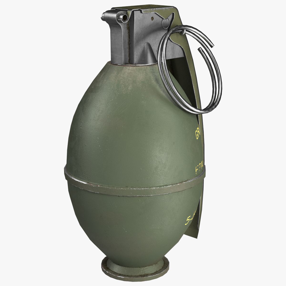 M26 手榴弹游戏武器 3d model
