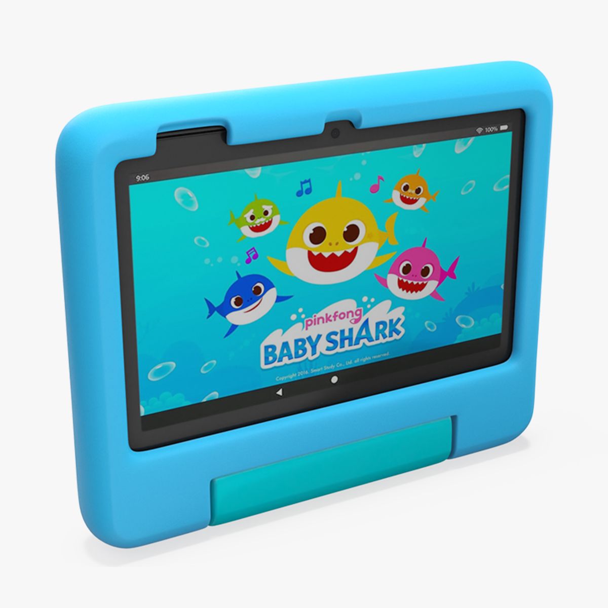 Tableta Amazon Fire 7 para niños azul modelo 3d