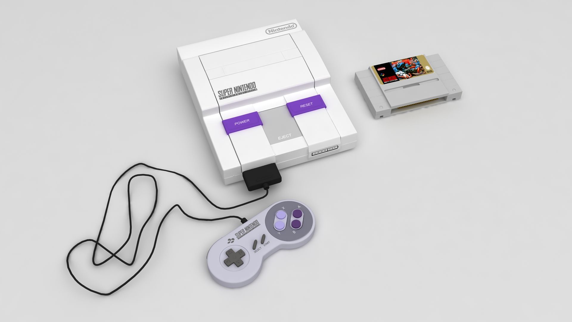 超级任天堂 SNES 3d model