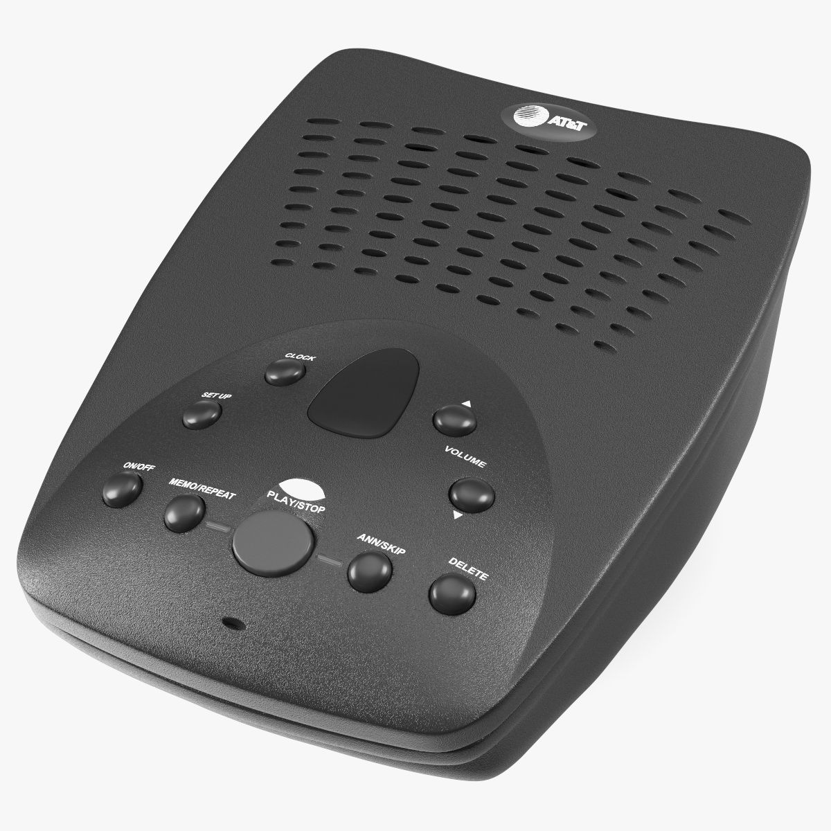 答录机 ATT 黑色 3d model